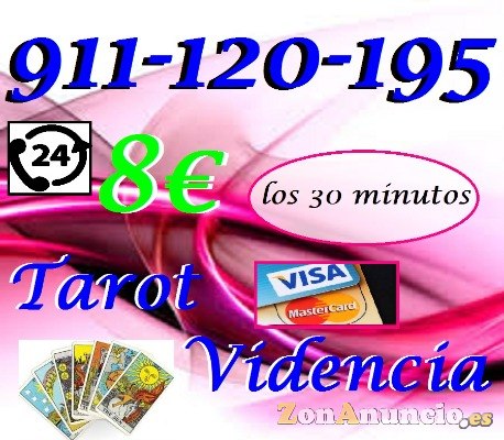 Tarot y videncia/ tarot visa 30 min x 8€
